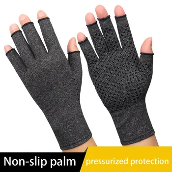 1 Чифт компрессионных ръкавици при артрит, поддръжка на китката, памук, облекчение на болки в ставите, превръзка за ръце, женски мъжки терапевтичен гривна