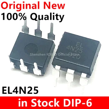 10-20 бр./лот 4N25 DIP6 EL4N25 DIP Фотоелектричния съединител Optocoupler DIP-6 Нов