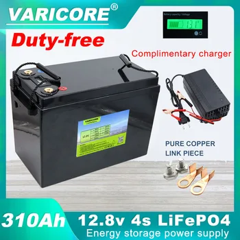 12,8 В 310Ah LiFePO4 Акумулаторна батерия 12 v Литиево-желязо-фосфатная За кемперов количката Офроуд Автономен Слънчев Вятър Данък Безплатно