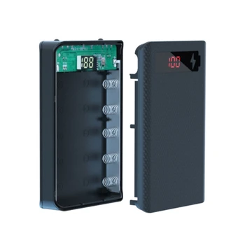 18650 Power Bank калъф за зареждане на мобилен телефон с двоен USB, Безжично зарядно устройство, Батерията блок, Резервни части за мобилен телефон