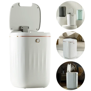 20-литрова умно кофа за боклук с автоматичен сензор, електрически кофа за боклук, домашно кошчето за кухня, баня, боклук