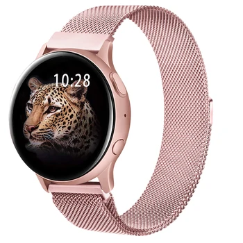 20 мм и Каишка За Samsung Galaxy Watch 4 3 40 мм 44 мм 41 мм Класически 46 мм 42 мм Смарт часовници Гривна Активен с 2 Магнитни вериги