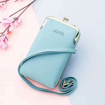 2023 Чанта за мобилен телефон женствена чанта през рамо мини-чанта цвят карамел, долно оттичане женски клатч