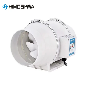 3-Инчов канален вентилатор за абсорбатори вентилационна тръба Смукателна вентилатор за кухня, баня