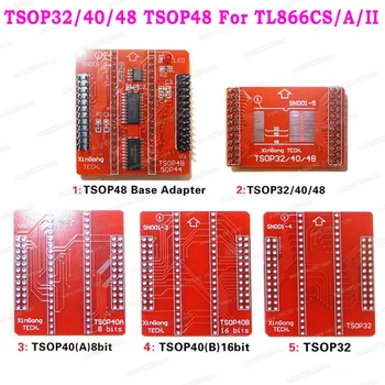 5 бр. программирующие адаптери TSOP32/40/48 TSOP48 NOR Гнездо за адаптер за TL866CS TL866A TL866II Plus програмист