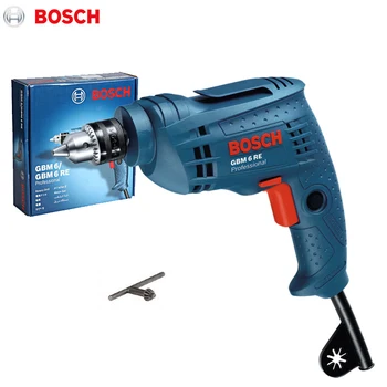 Bosch GBM 6REB бесщеточная перфораторная бормашина Ударна 350 W 4000 об/мин Електрическа отвертка електрически инструменти за зидария стомана, дърво