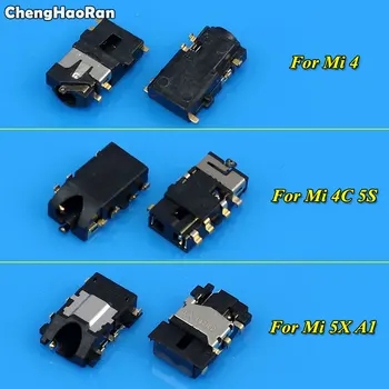 ChengHaoRan, 5 бр., тестван жак за слушалки, гъвкав кабел, лента, аудио жак за слушалки, порт за Xiaomi Redmi 4 4C 5S 5X A1