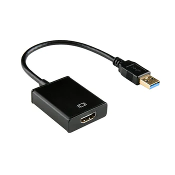 HD 1080P конвертор USB 3.0 към HDMI Кабели Мультидисплейный графичен адаптер за КОМПЮТЪР, Лаптоп, Проектор, LCD HDTV