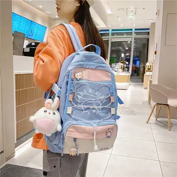 Qyahlybz/ училищна чанта за момичета, ученичка в началното училище, малки пресни пътни чанти през рамо, раници за ученици