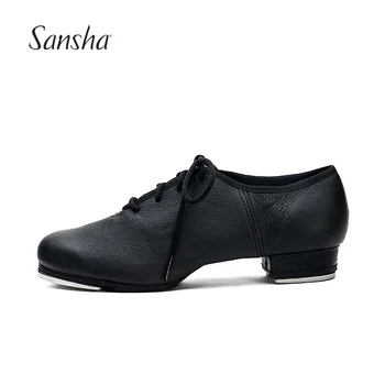 Sansha Професионални обувки за танци от естествена кожа, дамски обувки за танци дантела, изберете размер по дължина на стъпалото TA02LPI