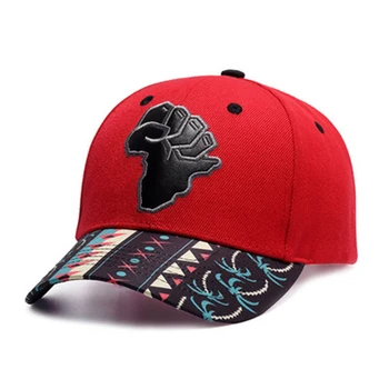 VACIGODEN Модни корея лятна Кожена бейзболна шапка с бродерия, Дамски ежедневни Солнцезащитная шапка, Мъжки Спортни парусиновая регулируема Червена шапка