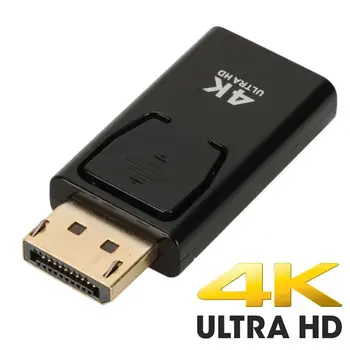 Адаптер конвертор 4Kx2K Display Port DP конектор, съвместим с HDMI, за HDTV монитор