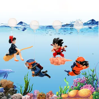 Аксесоари за аквариум, мини-бижута, плаващ украса от смола с анимационни герой, Аквариума за риби, Аксесоари за аквариум