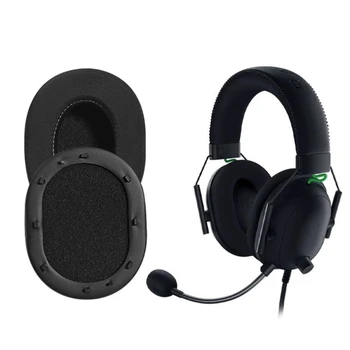 Актуализирани амбушюры за слушалки Blackshark V2 SE, удобни губчатые амбушюры, сменяеми слушалките с шумопотискане