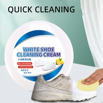 Бял крем за почистване на обувки, домакински спортни обувки, парусиновая обувки, за пречистване на 2022, топла разпродажба