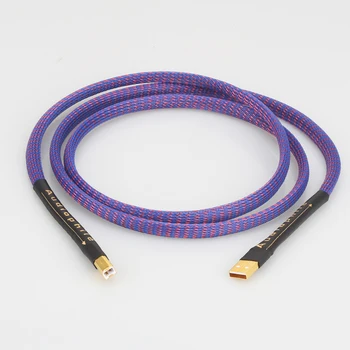 Висок клас а a53 + DW27 Hi-End мед USB-аудио кабел-USB-кабел за трансфер на данни КПР hifi, USB-кабел A-B usb кабел