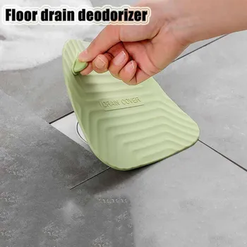 Дезодорант за източване на пода в банята, накрайник за тоалетна, защита от насекоми, дезодорирующая уплътнение от силикагел, канализационное печат и предотвратяване на миризми
