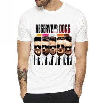 Дизайнерска тениска Reservoir Dogs Куентин Тарантино За Мъже, Дишаща Памучен Тениска Премиум-Клас, Мъжки Графична Градинска Дрехи, Забавна