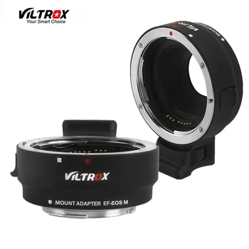 Електронен обектив адаптер Viltrox EF-EOS M с автоматично фокусиране за обектив Canon EOS EF EF-S фотоапарат EOS M EF-M M2 M3 M5 M6 M10 M50 M100