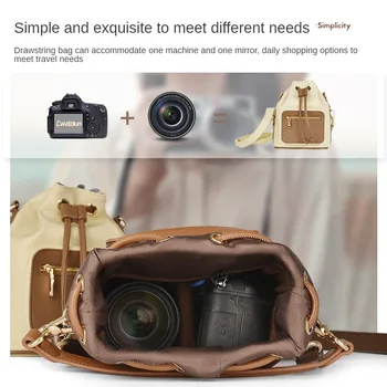 Защитна чанта за снимане обектив, Вътрешна чанта, водоустойчива чанта за съхранение на микрокамеры с една камера, Раница за фотоапарат Forinstax Mini 11