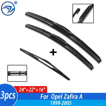 Комплект за предните и задните зъби чистачки за Opel Zafira A От 1999 00 01 02 03 04 2005 Предното стъкло 24 