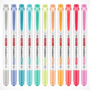 Корея DONG-A Pearl Stick Маркери Twinliner мек два цвята маркер 12 цвята