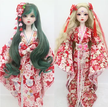 Кукли-кимоно 1/3 от женска кукла BJD ръчно изработени по индивидуална пластмасова мода кукла 56 см подвижна