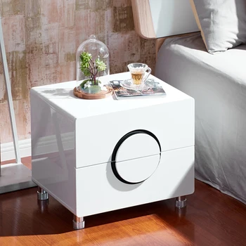 Модерно нощно шкафче за съхранение на Дизайнерски мебели за спални, Подобрено нощно шкафче за офис, Креативна мебели за дома