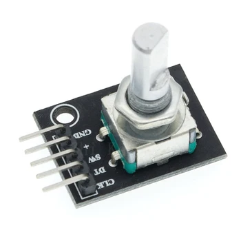 Модул энкодера със завъртане на 360 Градуса за Arduino Brick Sensor Switch-Board, Модул KY-040 контакти