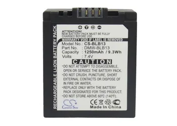 Място 1250 mah Батерия За Panasonic Lumix DMC-G1 SLR DMC-G1 DMC-GF1 DMC-GH1 DMC-G1A DMC-G1K DMC-G1R