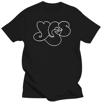 Нова мъжка тениска с логото Yes Band, легенда на рок музиката, размер S-2Xl, тениска с принтом