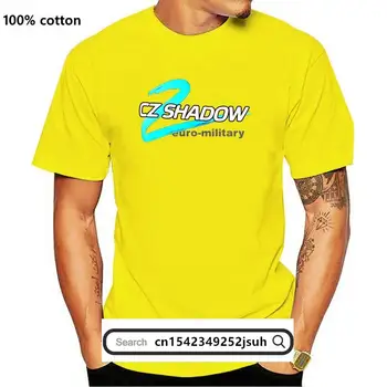 Нова оригинална мъжка тениска CZ 75 Shadow 2, модел Tee 2021, дизайн CZUB - CZ Original