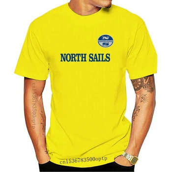 Нова черно-бяла тениска North Sails, размер S - 3 XL dw1