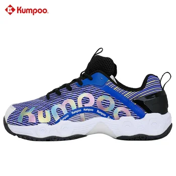 Оригинални мъжки обувки за бадминтон kumpoo, женски дишащи высокоэластичные нескользящие спортни маратонки 2021 E53