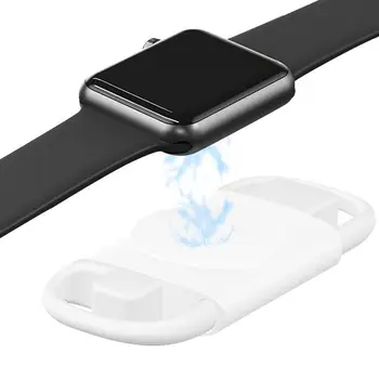 Преносими безжични зарядни за Apple Watch, USB-зарядно, мощен магнитен зарядно устройство, двоен интерфейс, магнитна зареждане часа
