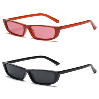 Реколта правоъгълни слънчеви очила дамски слънчеви очила в малка рамка ретро очила S17072