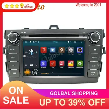 Система Android автомобилна GPS навигация стерео DVD-плейър за Toyota Corolla 2007-2013 Мултимедиен плеър магнитола главното устройство