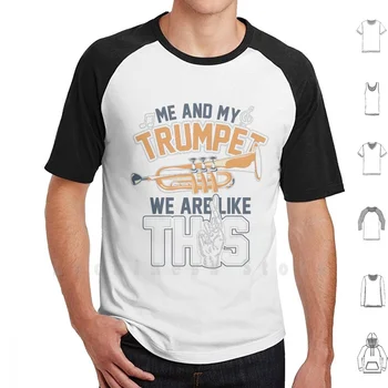 Тениска Trumpet Friends, мъжки памучен памучен S - 6xl, тромпет, Тромпетист, Музикален инструмент