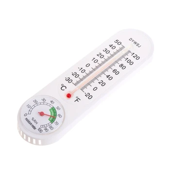 Термометър, Влагомер, с монтиран на стената стая на електронен Измерител на температура и Влажност на въздуха Сензор за метеорологичната станция за Домашния Офис