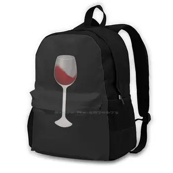 Чаша за вино Раница за тийнейджъри, студенти, Пътни чанти за лаптоп, Чаша Вино, Чаша за течен Вино, Чаша за Червено Вино