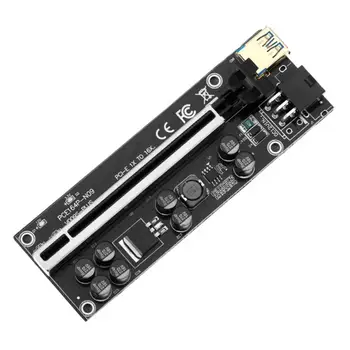 Широко съвместим USB кабел за данни Стабилен Източник на захранване PCI-E от 1X до 16X SATA PCI Express Странично Card PCI-E Удължител за видео карта
