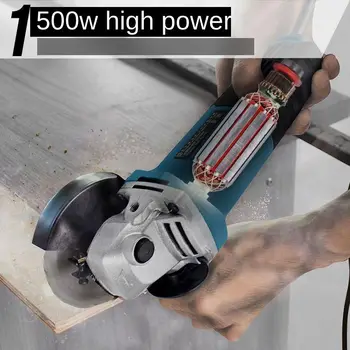 Ъглошлайф машина с променлива/постоянна скорост за шлайфане на режещ метал Електрическа 11000 об/мин за висока скорост на отстраняване на материал 680/2000 W
