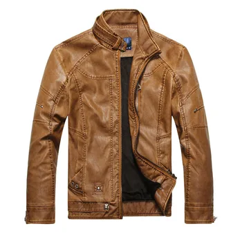 Яке за Мъже Мотоциклетът яке за мъже jaqueta de couro masculina якета от изкуствена кожа Ветроупорен палто Плюс Размер 5XL Марка Дрехи